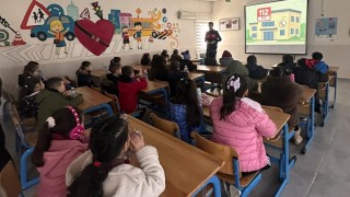 Zonguldakta öğrencilere 112 Acil Çağrı Merkezi tanıtıldı