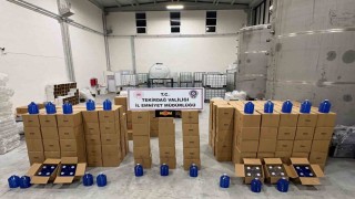 17 ton 815 litre etil alkol ele geçirildi