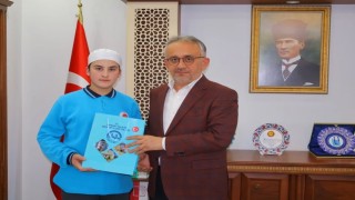 7 ayda hafızlık eğitimini tamamladı