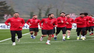 A Milli Takım, Romanya maçı hazırlıklarını sürdürdü