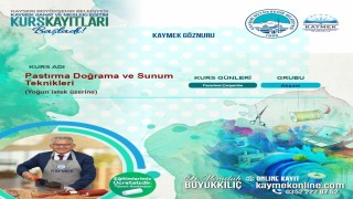 AB tescilli Kayseri pastırması için özel kurs