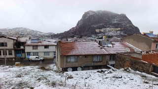 Afyonkarahisarda kar yağışı