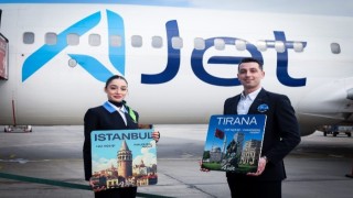 AJet, Arnavutluk başkenti Tiran seferlerini başlattı