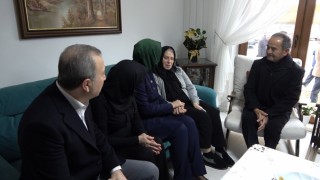 AK Parti Genel Başkan Yardımcısı Kayadan Katarda düşen helikopterde şehit olan Binbaşı Taştekinin ailesine taziye ziyareti