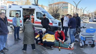 Aksarayda iki motosiklet çarpıştı: 4 yaralı