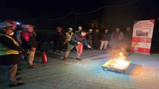 Akşehirde MAK projesi kapsamında afet bilinci eğitimleri sürüyor