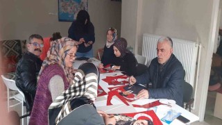 Akşehirde şehitlerin hatırası için anlamlı çalışma