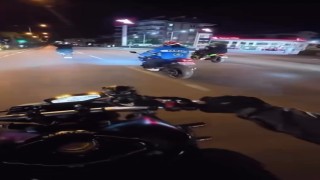 Alanyada tek teker kazasında faciadan dönüldü