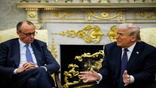 Almanya Başbakanı Merz, Beyaz Sarayda Trump ile bir araya geldi