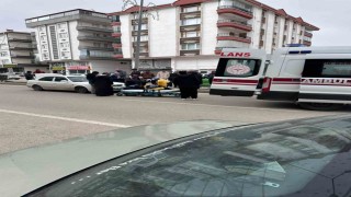 Ankarada otomobilin çarptığı yaya yaralandı