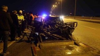 Ankarada tıra arkadan çarpan otomobilin sürücüsü ağır yaralandı