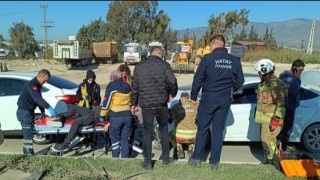 Antakyada trafik kazası: 1 yaralı