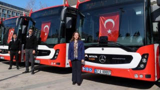 Antalya’ya 19 Yeni Otobüs Daha Kazandırıldı