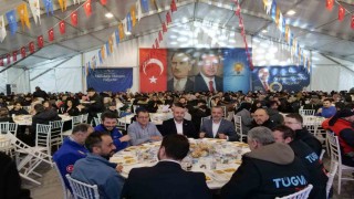 Arama kurtarma ekipleri iftar çadırında ağırlandı