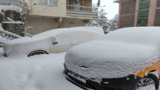 Ardahanda kar yağışı yeniden başladı