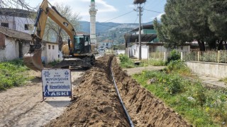 Aydın Büyükşehirin ilçelerde altyapı yatırımlarını sürüyor