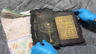Aydında Bizans dönemine ait altın işlemeli dua kitabı ele geçirildi