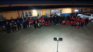Aydında depreme hazırlık tatbikatında ekipler koordinasyonu sahada test etti