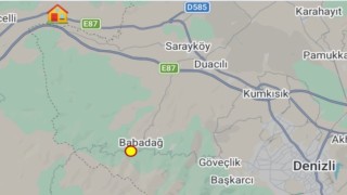 Babadağda 3.6 büyüklüğünde deprem meydana geldi