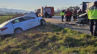 Balıkesirde trafik kazası: 1 ölü, 2 yaralı
