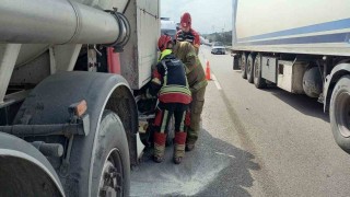Bandırmada tanker otomobille çarpıştı: 2 yaralı