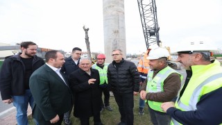 Başkan Büyükkılıç, Kartal Katlı Kavşağı Projesini sahada inceledi