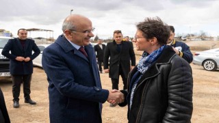 Başkan Er, Fransız heyetle Malatyada kurulacak ayrıştırma tesisi alanını inceledi