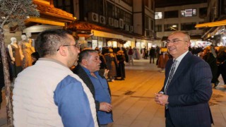Başkan Kavuş, Bedestende bayram coşkusuna ortak oldu
