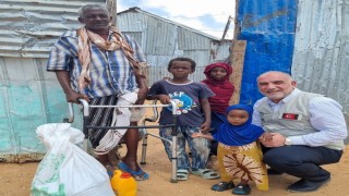 Başkan Sandıkçıdan Somalide gönül köprüsü
