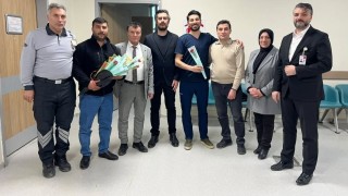 Bayburtta sağlık çalışanlarının 14 Mart Tıp Bayramı kutlandı