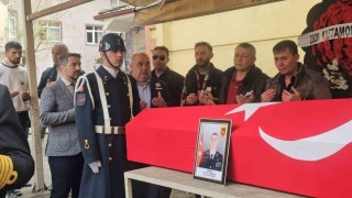 Bayram dönüşü motosikleti ile kaza yapan Uzman Çavuş dualarla son yolculuğuna uğurlandı