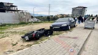 Bayramın ilk günü Nazillide kaza: 1 yaralı