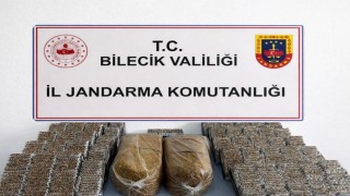 Bilecikte 13 bin 580 makaron ve 10 kilo kıyılmış tütün ele geçirildi