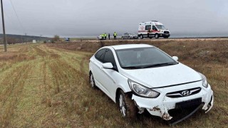 Bilecikte ıslak yol kazaya neden oldu: 2 yaralı