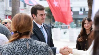 Bodrum Belediye Başkanı Mandalinci belediye personeli ile bayramlaştı