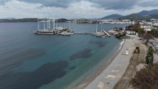 Bodrum Belediyesi plajları yaza hazırlıyor