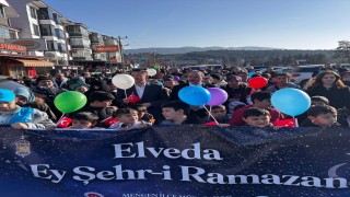 Boluda ‘Elveda Ramazan yürüyüşü