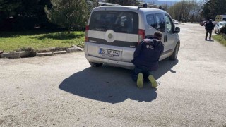 Boluda hafif ticari araç ile motosiklet çarpıştı: 1 yaralı