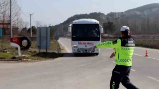 Boluda yolcu otobüslerine sivil jandarma denetimi