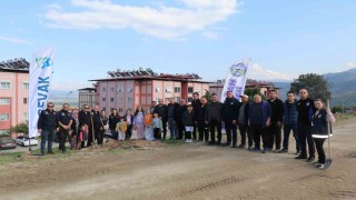 Bozdoğanda fidan dikimi
