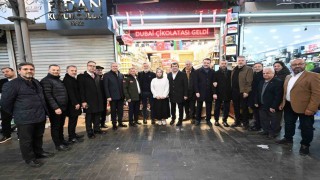 BTSO Başkanı Burkay, tarihi çarşıda esnafla buluştu