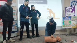 Buharkentte ilk yardım ve sağlıklı yaşam eğitimleri verildi