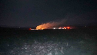 Burdurda merada korkutan yangın