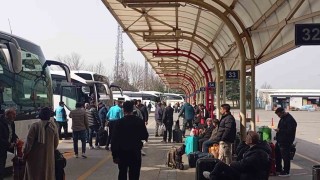 Bursa Şehirlerarası Otobüs Terminalinde bayram yoğunluğu başladı