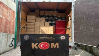Bursada 6 milyon 360 bin kaçak makaron ele geçirildi