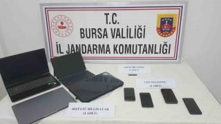 Bursada Jandarmadan milyonluk bahis vurgununa darbe, 4 kişi yakalandı