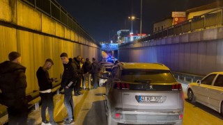 Bursada zincirleme trafik kazası sonrası kavga çıktı