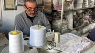 Büyük dedesinden miras yorgancılığı devam ettiriyor