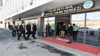Büyükkılıç ve Boyraz, Talas Mevlana Sosyal Yaşam Merkezini ziyaret etti