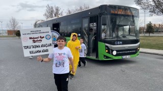Büyükşehir Ulaşım A.Ş. ile ‘Nezaket Yolda Kalmasın projesini hayata geçirdi
